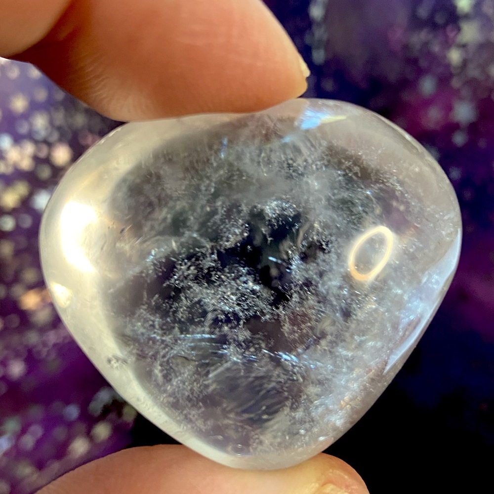 🌸SALE🌸 Clear Quartz Crystal Heart Carving!